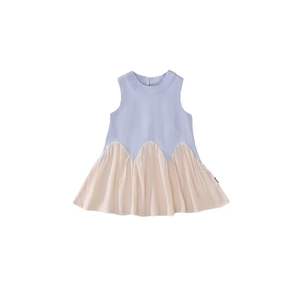 Nuevo Vestido Casual de Poliéster sin Mangas con Volantes para Niñas, Estilo Princesa - Product Image 2