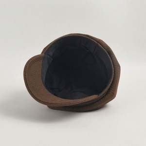 Nouveau Béret en Sergé Automne Hiver 2024 pour Femme – Chapeau Décontracté et Polyvalent, Casquette Newsboy Chaude et Tendance - Product Image 4