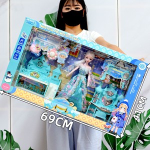 Caja de Regalo Grande de Plástico para Muñecas Princesas, Juego de Juguetes para Niñas Pequeñas, Regalo de Disfraces, Venta al por Mayor - Product Image 2