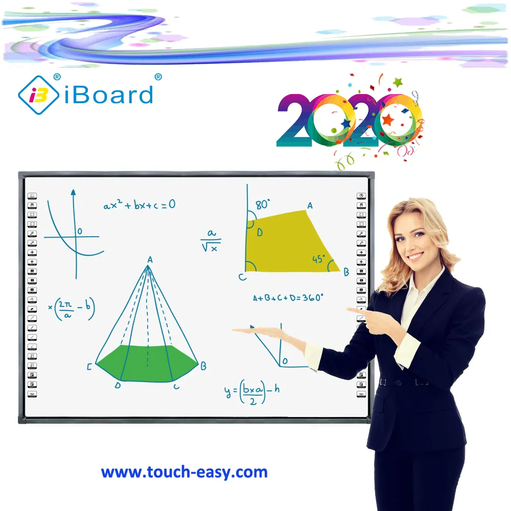 2020 iBoard all in one interactive whiteboard/writing board/smart board for school classroom