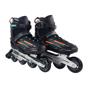 Poids léger Non-réglable Adulte Semisoft Inline Skate Chaussures Professionnel avec Cadre En Aluminium ABEC-9 Chrome Roulements - Product Image 3