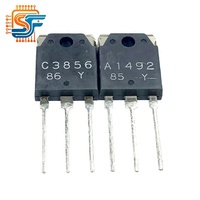 Listo para enviar: Transistores de audio emparejados 2SA1492 2SC3856 A1492 C3856 TO-3P, nuevos y originales. Cotización BOM para proveedores.