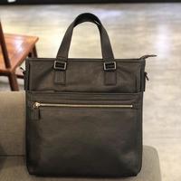 Tas Kulit Vintage Mewah Kapasitas Besar Model Vertikal untuk Bisnis, Kulit Sapi Asli, Harga Langsung dari Supplier Butik
