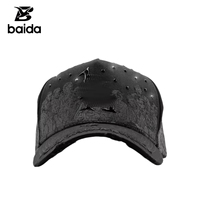 Gorras de Béisbol Deportivas de Alta Calidad con Logotipo Bordado en 3D, Diseño Desgastado, 5 Paneles, Algodón/Gamuza, Color Dorado
