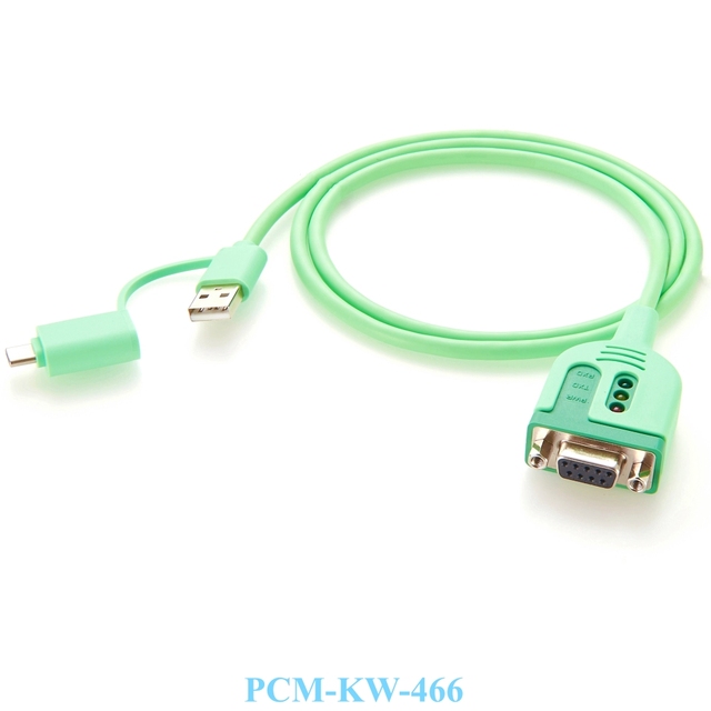 1m RS232 DB9 D-Sub 9pin Female to USB 2.0 a USB-C Type-C with FTDI Chipset Led Lighting Serial Connector Adapter Converter Cable