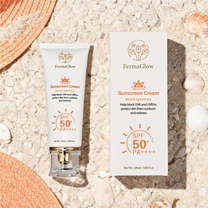 <span class=keywords><strong>Crema</strong></span> <span class=keywords><strong>Solare</strong></span> SPF 50+ PA++++ a Largo Spettro <span class=keywords><strong>con</strong></span> Ossido di Zinco, <span class=keywords><strong>Protezione</strong></span> UVA UVB per Viso e <span class=keywords><strong>Corpo</strong></span>, Etichetta Privata - Product Image 1