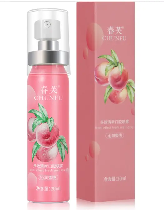 Mint Peach Strawberry Flavored Deep Throat Spray for Oral Sex