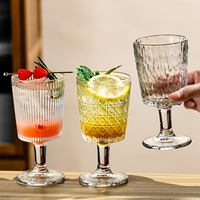 Gobelet en verre gaufré au design minimaliste moderne, résistant à la chaleur, sculpté à la main, pour le café