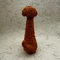 Nouveauté Site Indépendant Transfrontalier : Vase à Fleurs Original en Résine en Forme de Chien, Fait Main, pour la Décoration Intérieure
