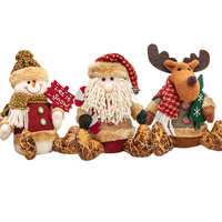Cadeaux de vacances Elf Coussin décoratif Minion Soft Plush Hotsale Noël Bonhomme de neige Santa Sock Toy