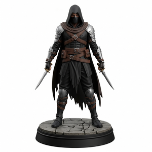 Maßgefertigtes <span class=keywords><strong>3D</strong></span>-PVC-Assassin-Figurenmodell Statue Geschenk Sammlerstück Schreibtisch-Dekoration - Product Image 1