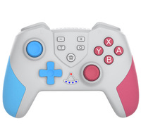 Manette de jeu sans fil à double vibration, manette de jeu Bluetooth avec gyroscope, programmation macro pour Switch Pro