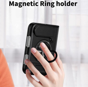 Funda con Soporte Magnético Giratorio para Cámara, Anillo de Soporte, Cubierta Trasera con Protección Deslizante para Lente, para iPhone <span class=keywords><strong>DUO</strong></span> - Product Image 6
