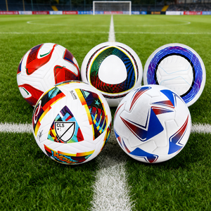 Pallone da <span class=keywords><strong>Calcio</strong></span> Aiju Euro di Alta Qualità, Personalizzabile, Misura 5, in Pelle PU, per Partite e Allenamento, Balon De Futbol Personalizzato - Product Image 1