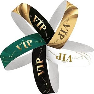 Plain No Logo Various Colors Blank Tyvek Wristbands for Party Favor Waterproof Tyvek Wristbands,event & Party Supplies 100 Pcs