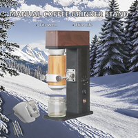 Moulin à café à meules en acier inoxydable alimenté par batterie, populaire et en vente chaude, pour une utilisation en voiture et à la maison, machine à expresso