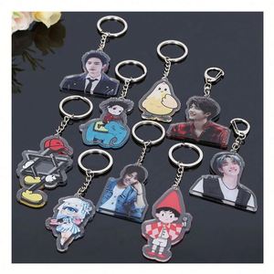 Échantillons Gratuits – Nouveaux Breloques Mignons Sans Frais de Moule – Porte-clés Personnalisés en Acrylique Thème Anime pour Bubble Tea - Product Image 3