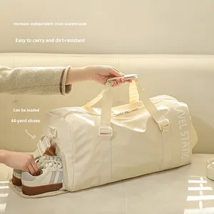 <span class=keywords><strong>Bolso</strong></span> <span class=keywords><strong>de</strong></span> <span class=keywords><strong>mano</strong></span> <span class=keywords><strong>de</strong></span> gran capacidad <span class=keywords><strong>de</strong></span> gama alta para mujer, separación en seco y húmedo para nadar, Yoga, deportes, bolsa <span class=keywords><strong>de</strong></span> viaje para <span class=keywords><strong>hombre</strong></span> con forro <span class=keywords><strong>de</strong></span> nailon, bolsa <span class=keywords><strong>de</strong></span> gimnasio - Product Image 2