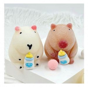 Wholesale Bulk Capibara Sensory <b>Fidget</b> Toys <b>Pack</b> Including Mini Kawaii Squishy Anti-Stress Squeeze Toys Eco-friendly TPR - Product Image 1