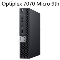 Mini-ordinateur de bureau Barebone Tiny Optiplex 7070 9e génération, propre, sans rayures, grade A, testé et fonctionnel
