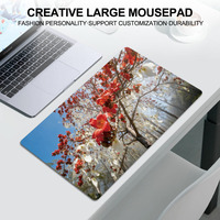 Tapis de souris de jeu XXL grand format, imperméable et antidérapant, accessoires de jeu, tapis de bureau pour clavier et souris, clavier PC
