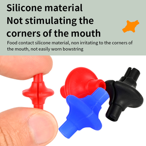 STARCN Pointe d'ancrage en silicone Kisser Button pour cordage d'<span class=keywords><strong>arc</strong></span>, pour une visée constante, inclut 2 clips de pointe d'ancrage en laiton - Product Image 3