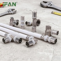 Raccords de tuyauterie PEX IFAN, fabrication directe en usine, type TH, raccords à sertir, té femelle égal, en laiton, pour système de tuyauterie de gaz