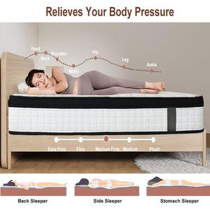 Nệm cuộn lên trong một hộp khách sạn Vua Nệm túi mùa xuân giường Vua Kích thước nệm xuất khẩu cho khách sạn 5 sao - Product Image 2