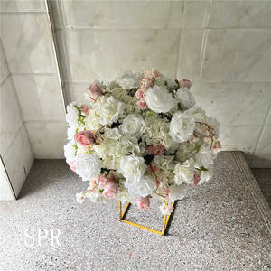 SPR ghirlanda decorativo centrotavola matrimonio verde <span class=keywords><strong>glicine</strong></span> artificiale rosa composizione floreale palla - Product Image 6