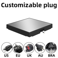 Plancher de danse LED magnétique 3D pour mariage, bar, fête, avec lumières scintillantes, pour DJ, extérieur, SHTX