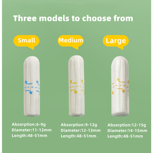 Tampons Super Absorbants Biodégradables en Coton Biologique avec Applicateur - Product Image 2
