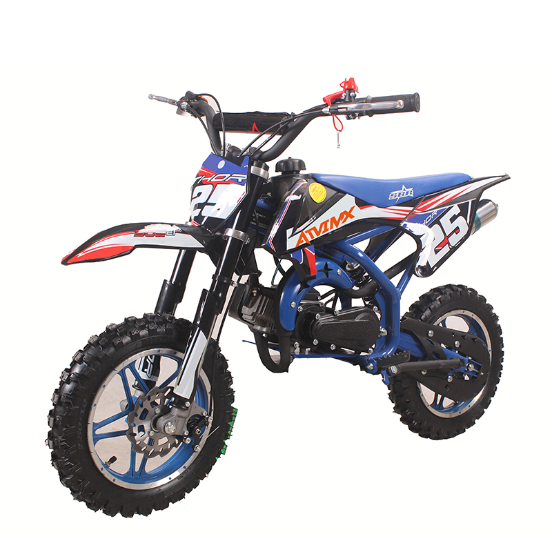 Kinderen Moto Benzine 49cc Pocket Bike Kids Pit Bike 2 Takt Luchtgekoelde Crossmotor Motorfietsen Voor Kinderen (Mdb4902)