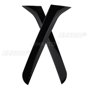 Par de alerones laterales traseros negros brillantes para ventana, compatibles con VW Sharan 2011 2012 2013 2014 2015 2016 2017 en adelante - Product Image 5
