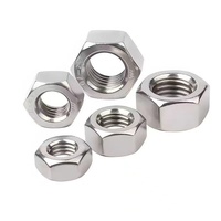 Écrou hexagonal en acier inoxydable 201 poli, accessoire pour tuyau tressé, raccord flexible, écrous de plomberie, CLASSE 4 1/2, filetage gauche