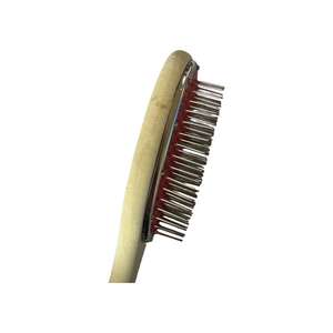 Spazzola per Parrucche in Capelli Umani con Manico in Legno per Mantenere Ordine ed Estensione - Product Image 4