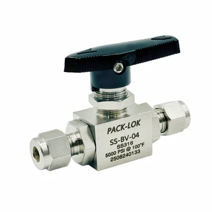 Venta Directa de Fábrica: Válvulas de Bola Rectas de Alta Presión SS316 3/4 3/8 para Aplicaciones Petroquímicas y de Gas - Product Image 2