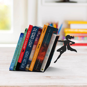 Popular Super Hero Book Holder Creative Cartoon Characters Hidden Magnetic Metal <strong>Bookends</strong> for Bookshelf - Product Image 1
