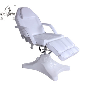 เตียงนวดเสริมสวย Dongpin รุ่น DP-8243 สีขาว หุ้มหนัง PVC ปรับเอนด้วยระบบไฮดรอลิก สำหรับร้านเสริมสวย สปา และบำบัด - Product Image 5