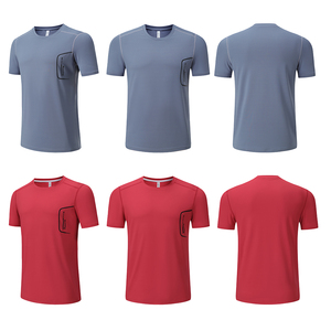 Sportswear High Quality Cheap Fitted Blank Men <b>Polyester</b> <b>Tshirt</b> Customize logo Casual Fitness Running Gym <b>Tshirts</b> Men - Product Image 2