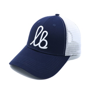 Gorra Trucker de Béisbol Azul Marino de 6 Paneles con Malla Verde, Logotipo Bordado en 3D, Deportiva, Formal, Unisex, Ajustable, para Deportes al Aire Libre y Ciclismo - Product Image 2