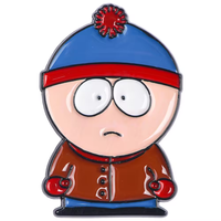 AiLI New Cartoon South Park Series Pins Épingles en métal émaillé Vêtements Épinglette Badge