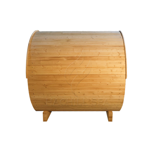 <span class=keywords><strong>Sauna</strong></span> de barril para exteriores con diseño de ventana trasera de media <span class=keywords><strong>luna</strong></span> Thermo Spruce para jardín, venta al por mayor, recuperación y bienestar finlandés - Product Image 5