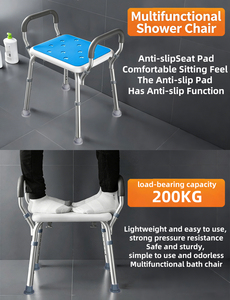 <span class=keywords><strong>Chaise</strong></span> de douche en aluminium Simplywalk 200 kg avec accoudoirs, <span class=keywords><strong>baignoire</strong></span> <span class=keywords><strong>pour</strong></span> adultes, certification MDR CE, service de marque privée - Product Image 2