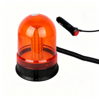 Feux de signalisation LED 80W, clignotants, avec fixation magnétique, boîtier en polycarbonate, lumière ambre clignotante, 12-24V, IP65, sécurité des véhicules