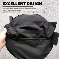 Sac de sable d'entraînement croisé portable et réglable en nylon, avec remplissage de sable, durable pour la musculation
