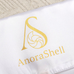 Custom Logo <b>White</b> Satin <b>Envelope</b> Silk Bag with Bow Wigs Hair Extensions Packaging for Jewelry Shoe Pouch Clothes Flap Dust Bag - Product Image 2