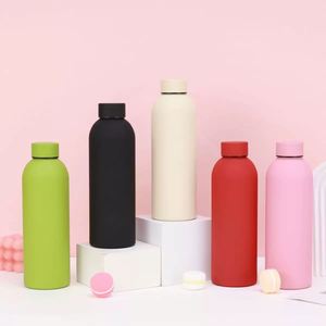 Botellas Deportivas de Metal Reutilizables con Logotipo Personalizado, Botellas de Agua con Aislamiento al Vacío de Acero Inoxidable, Termos para Beber - Product Image 3