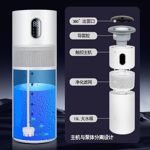 Ultrasonic <b>Humidifier</b> 10L White Remote Control Home Office Dormitory Use - Product Image 2