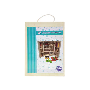 Elsas science kit per bambini kit fai da te arti creative <span class=keywords><strong>giocattoli</strong></span> educativi Montessori fai da te cassetta degli attrezzi in legno giocattolo - Product Image 2