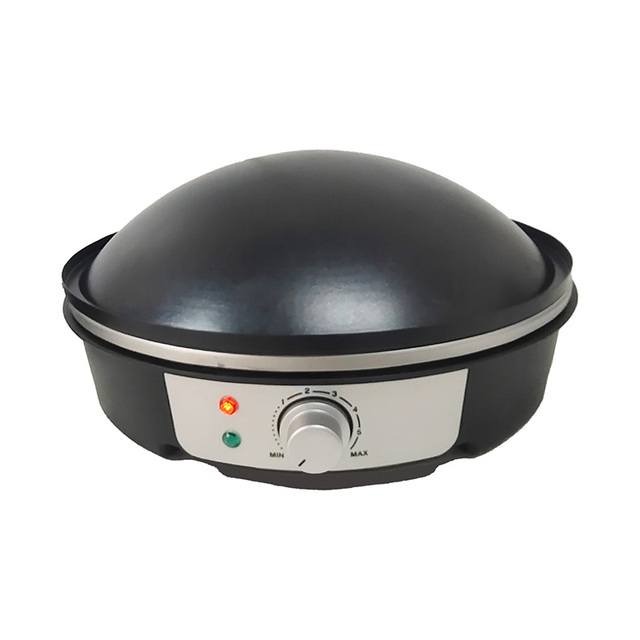 1800W Portable Arabic Electric Saj Pancake Maker Aluminium Round Gursaan Crepe Pan for Household Hotel Use